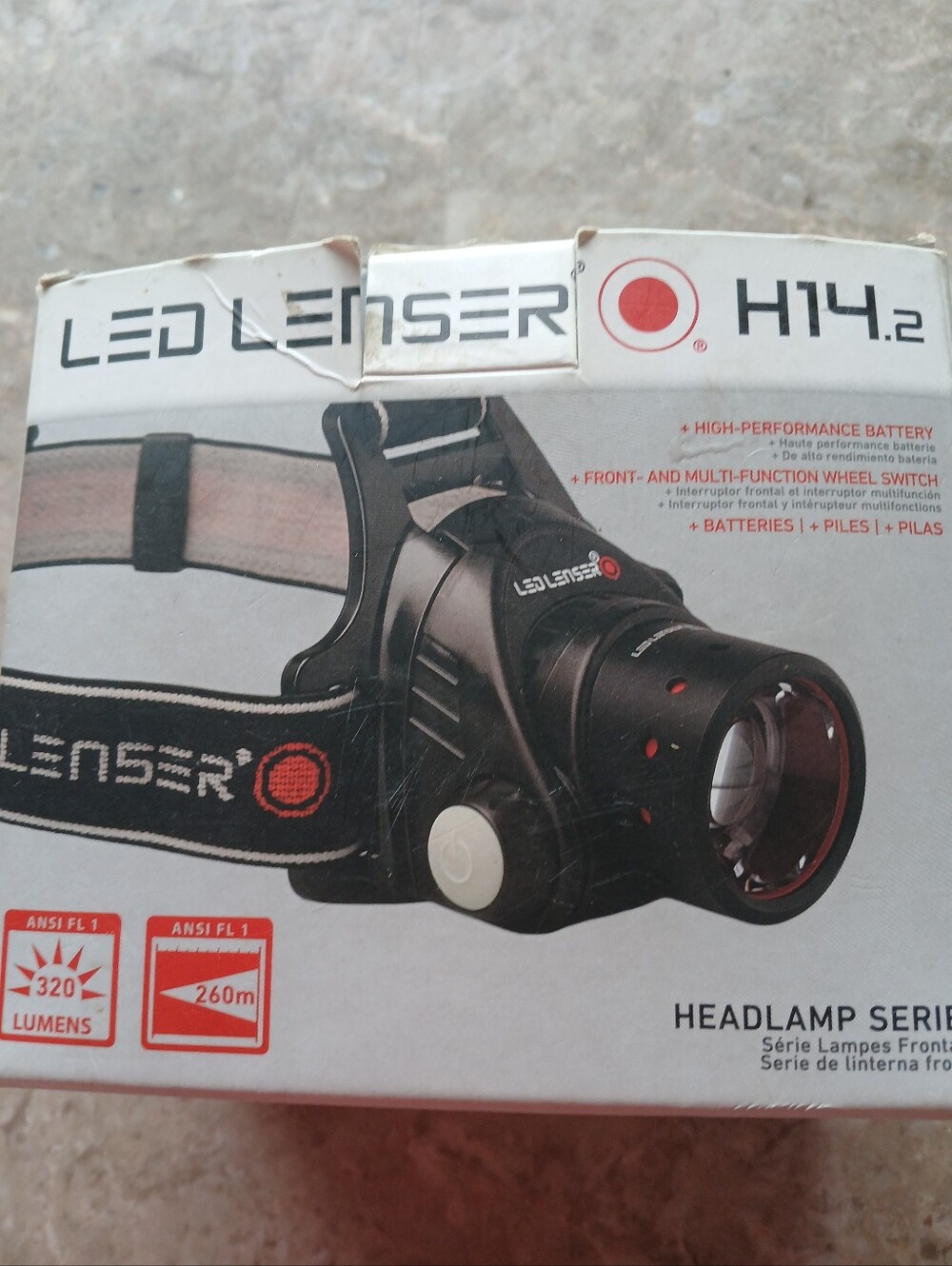 NIB Ledlenser H14.2 High-Performance Headlamp | 350L